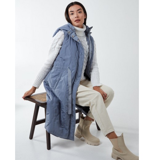 Quilted Belted Gilet Quilted Belted Gilet