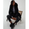 Black Reversible Faux Fur & Trench Jacket Black Reversible Faux Fur & Trench Jacket